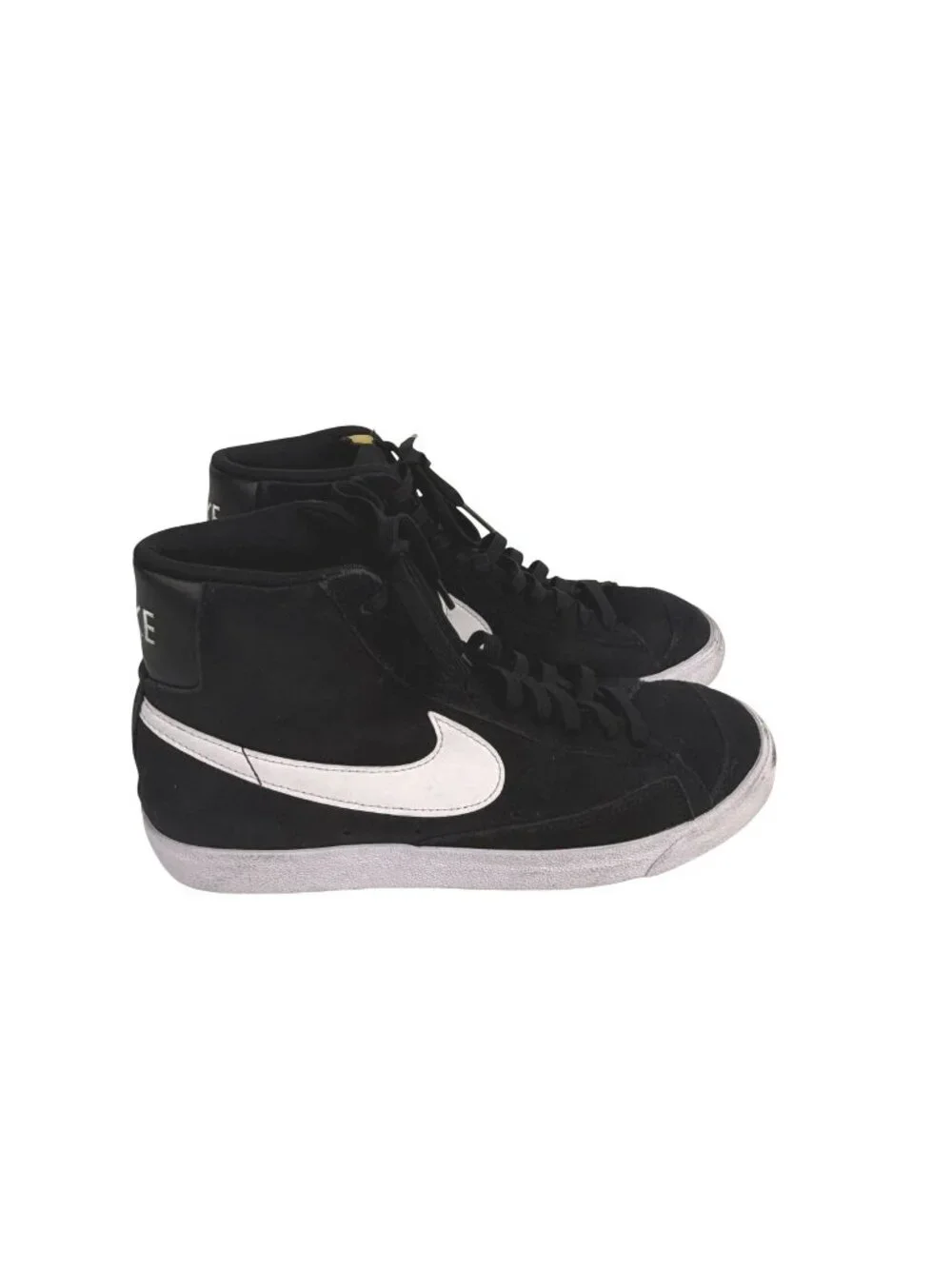 Nike Blazer Mid '77 Black High-Top Suede Sneakers Men's Size 7.5